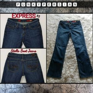Express X2 Stella Boot Jeans ➡🆓Gift w/Purchase